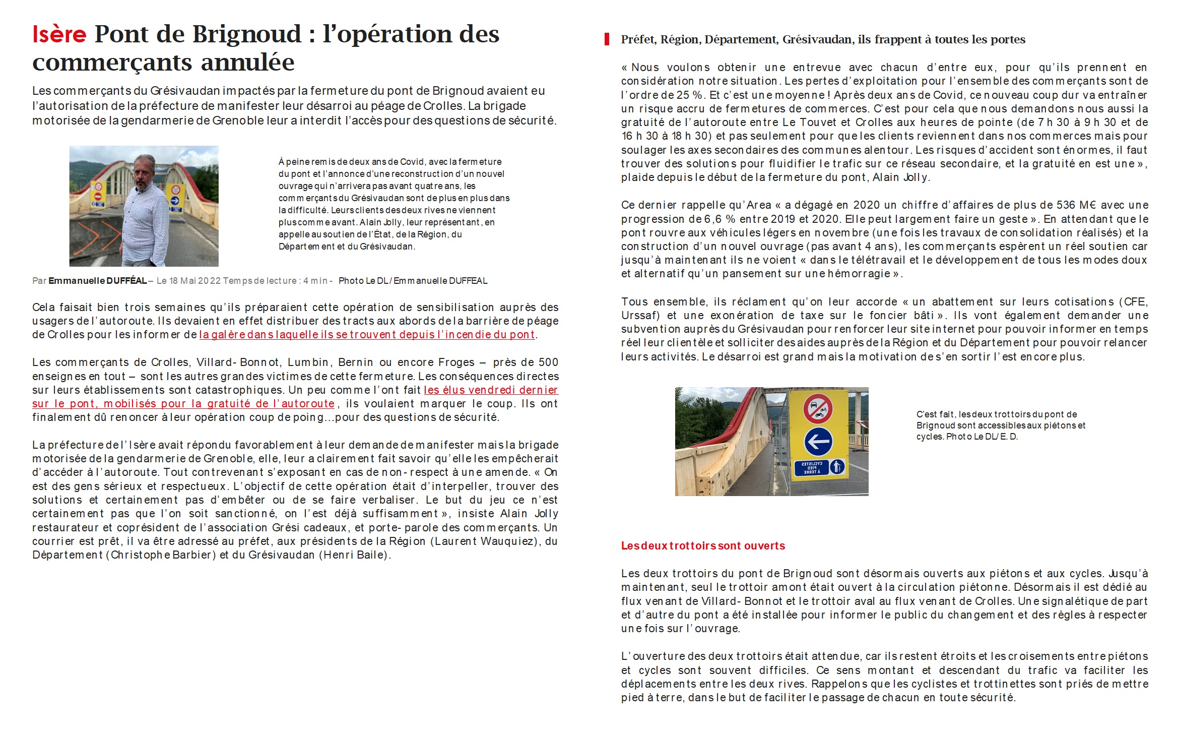 Article DL du 17 Mai 2022